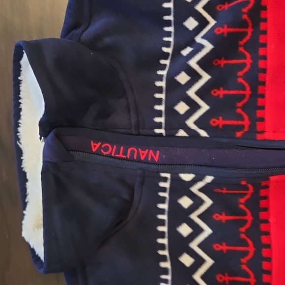 Natica Red White Blue Nauitical Anchors Jacket Sz Small NWT - Picture 6 of 8